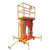 Ascenseur mobile d'alliage d'aluminium, plate-forme élévatrice hydraulique électrique, petite haute altitude d'intérieur