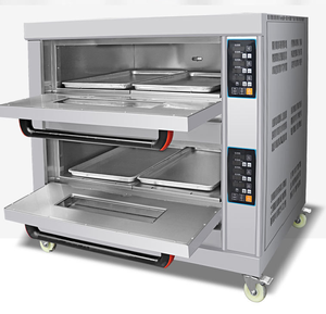<span class=keywords><strong>Four</strong></span> à pâtisserie électrique portable commercial à grande capacité 220V, commande manuelle pour la cuisson du pain, des gâteaux et des pizzas - Product Image 4