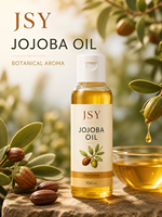 Minyak Jojoba Label Pribadi 100mL Minyak Perawatan Pelembap Pijat Rambut & Tubuh Alami Berbahan Dasar Botani OEM ODM Produsen Kustom Grosir