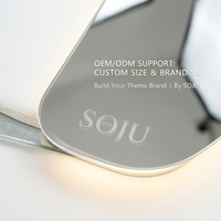 Miroir intelligent LED pleine grandeur personnalisable avec éclairage et écran tactile pour salle de bain, salon et projets hôteliers
