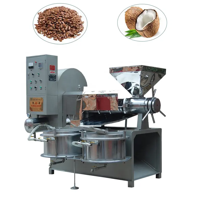 Oil Press Machine Spare Part Screw and Chamber Industrial Oil Press Manual Machine Wooden Case Motor Hot Product 2019 Provided