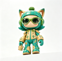 Figurine articulée personnalisée OEM en forme de chat cactus avec emballage sur mesure – Service de personnalisation direct usine en Chine
