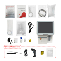 Analizador de Hematología Veterinaria de 3 Partes Totalmente Automatizado, Sistema Integrado de Análisis de Sangre, Analizador Automático de Hemograma Completo