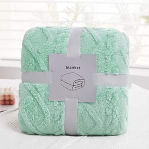 Mantas <span class=keywords><strong>de</strong></span> <span class=keywords><strong>lana</strong></span> portátiles suaves y cálidas resistentes a la humedad cuatro estaciones antibacterias tejido ecológico patrones sólidos viaje - Product Image 5