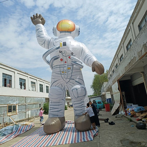 Modelo Inflable de Astronauta con Luz LED Personalizada, Modelo de Planeta <span class=keywords><strong>Lunar</strong></span>, Cohete Espacial, Decoración con Temática Espacial - Product Image 5