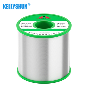 KELLYSHUN Fil de soudure en étain de haute qualité <span class=keywords><strong>à</strong></span> bas prix, diamètre 1,2 mm, sans plomb, avec flux, garantie 3 ans, personnalisation OEM/ODM, usine - Product Image 1