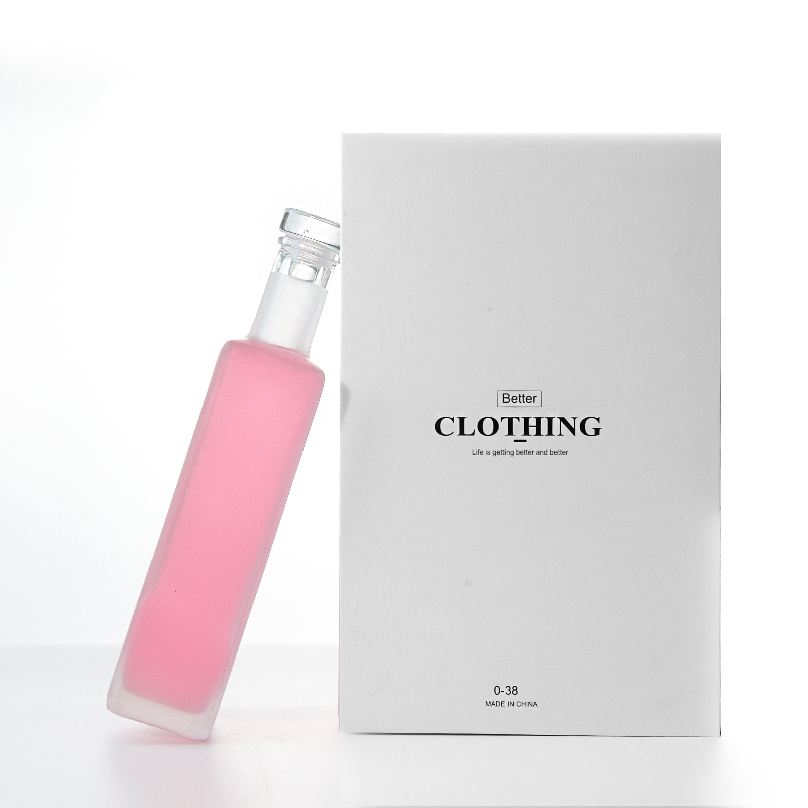 Empty Flat Shape Glass Liquor Bottle 500ml Tequila Spirit Liquor Glass Wine Bottle with Stopper