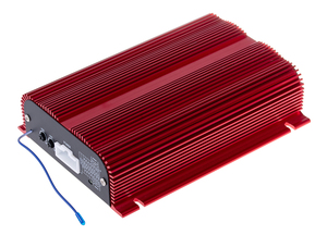 4 Channel Class D Digital Car <b>Amplifier</b> Red Color Aluminum Heat Sink Design High Power Audio Amp <b>with</b> Built-in Crossovers - Product Image 2