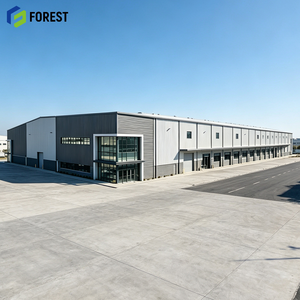 Entrepôt commercial modulaire préfabriqué en acier de haute résistance pour usage intensif - Product Image 1