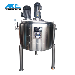 Machine de fabrication de shampoing en acier inoxydable 304 avec enveloppe chauffante à vapeur et agitateur réglable pour la production de savon liquide/désinfectant - Product Image 3