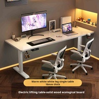 Mobilier de bureau électrique moderne Bureau de levage commercial avec tiroir Mobilier de bureau d'ordinateur