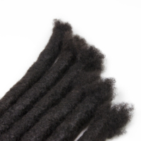 [Jiffy/Hohodreads] Dreadlocks Pre-assemblati in Capelli Umani, Estensioni Dreadlock Boho di Grandi Dimensioni (3 e 4 cm) Lunghezza Lunga, Capelli Naturali