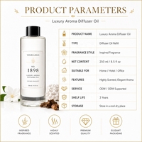 Diffuseur d'huiles essentielles de luxe parfumé romantique OEM ODM de qualité supérieure pour la décoration de la maison, chambre, salle de bain, toilettes