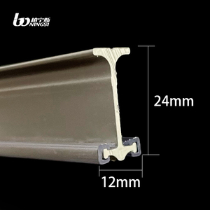Rail de <span class=keywords><strong>rideau</strong></span> en alliage d'aluminium pliable avec rail de draperie de <span class=keywords><strong>barre</strong></span> silencieuse en <span class=keywords><strong>PVC</strong></span> Rail de <span class=keywords><strong>rideau</strong></span> durable <span class=keywords><strong>pour</strong></span> baie vitrée - Product Image 6