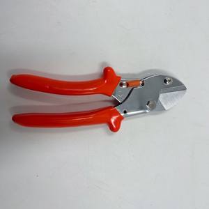 Tijeras de podar Hiroki Oka Anvil de 7 pulgadas con mango rojo y hoja de acero al carbono para recortar ramas de jardín de 10-20 mm - Product Image 2