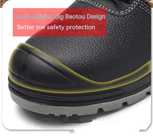 <span class=keywords><strong>Chaussures</strong></span> <span class=keywords><strong>de</strong></span> jogging à bout en acier résistant à l'huile, <span class=keywords><strong>chaussures</strong></span> <span class=keywords><strong>de</strong></span> <span class=keywords><strong>sécurité</strong></span> en cuir noir pour hommes, bottes <span class=keywords><strong>de</strong></span> travail à bas <span class=keywords><strong>prix</strong></span> - Product Image 5