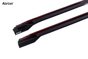 Séparateur latéral de lèvre de pare-chocs latéral de jupe latérale en Fiber de carbone personnalisée/sèche de haute qualité de Style Karbel pour Audi A4 S4 B9.5 - Product Image 3