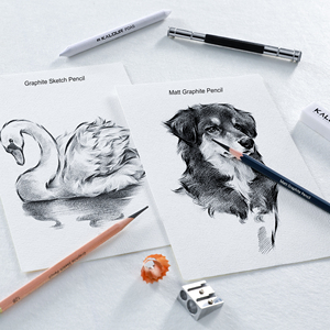 Offre Spéciale KALOUR nouveau produit 25 pièces <span class=keywords><strong>crayon</strong></span> <span class=keywords><strong>Graphite</strong></span> croquis <span class=keywords><strong>crayon</strong></span> et <span class=keywords><strong>crayon</strong></span> <span class=keywords><strong>Graphite</strong></span> mat <span class=keywords><strong>dessin</strong></span> ensemble dans une boîte en papier - Product Image 2