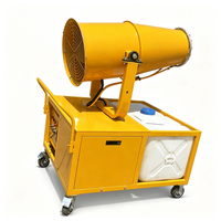 Système de canon anti-poussière automatique avec rotation réglable et flux d'air puissant pour le contrôle de la pollution des carrières