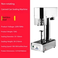 Machine de capsulage électrique automatique pour le scellage des bouchons de bouteilles sur différents types de bouteilles de boissons, canettes et cartons pour l'emballage des produits.