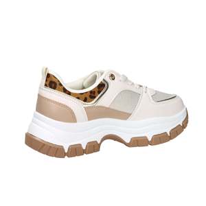 Sneakers pour femmes Laura Biagiotti Beige 9218 Chaussures en toile tendance - Product Image 5
