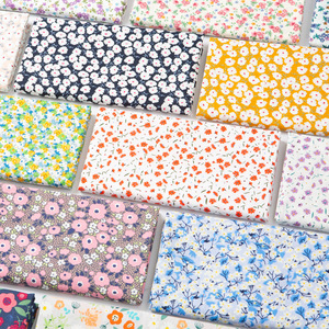 Tela de popelina de algodón 100% con estampado Floral, tejido de popelina suave con estampado Digital, para ropa y vestido - Product Image 5