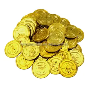 Pièce de monnaie en or 24k, euro, décoration en métal,
