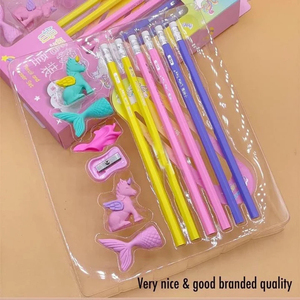 Soododo TZ0002 Juego de Papelería Escolar, Mini Juego de Sacapuntas y Goma de Borrar con Diseño de Unicornio <span class=keywords><strong>para</strong></span> <span class=keywords><strong>Adolescentes</strong></span> - Product Image 2