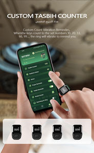 Bague intelligente <span class=keywords><strong>de</strong></span> commande en gros: Bluetooth 5.4, distance et <span class=keywords><strong>direction</strong></span> <span class=keywords><strong>Kaaba</strong></span>, charge rapide <span class=keywords><strong>de</strong></span> 40mAh - Product Image 3