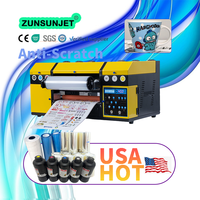 A3 nouveau double Xp600 têtes d'impression uvdtf Uv dtf rouleau d'autocollant de transfert à rouleau impresora uv imprimante à jet d'encre machine d'impression pour la vente au détail