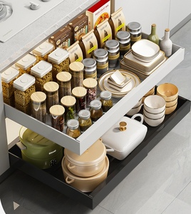 BC Heavy-Duty mở rộng Pull-out Tủ tổ chức trượt ngăn kéo CuộN kệ lưu trữ cho cơ sở nhà bếp tủ tổ chức - Product Image 5