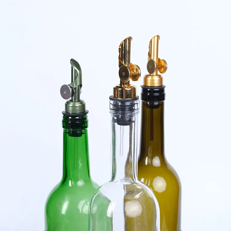 Spülmaschinen feste Küchen produkte Edelstahl Classic Wine Glide Pourer für Alkohol aus gießer Flasche