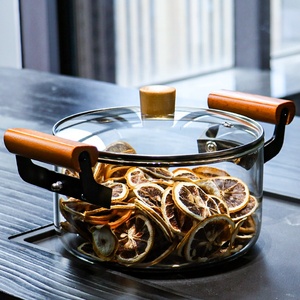 3L Hight Chất Lượng Công Suất Lớn Tái Sử Dụng Đồ Ăn Đồ Nấu Nướng Cao Borosilicate Chịu Nhiệt Thủy Tinh Nấu Ăn Nồi Trên Lửa - Product Image 2