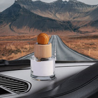 Diffuseur d'huiles essentielles de luxe 50ML 100ML 150ML avec bouteille en verre, bouteille de diffuseur de voiture en verre vide