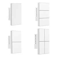 XZJ produits de maison intelligente pour hôtel/bureau commande vocale et moniteur d'énergie interrupteur de lumière Tuya électrique