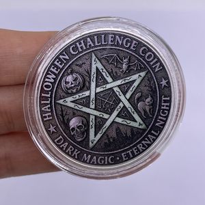 Diseño libre Metal Craft Festival Halloween Bruja Desafío Moneda 40mm Moneda redonda - Product Image 3