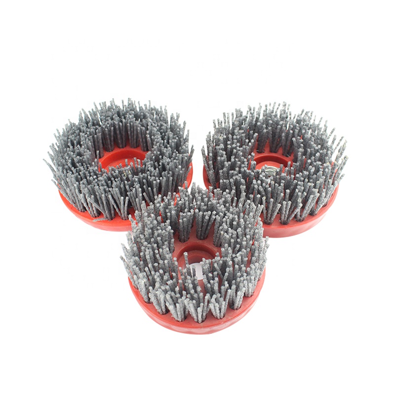 Антикварная щетка из карбида кремния с замком улитки для гранита, мрамора, песчаника