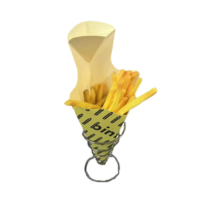 Neues Design biologisch abbaubare Papierkegel für Pommes Frites - Product Image 3