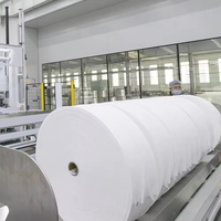 Prix d'usine, tissu non tissé en spunlace ultra doux et écologique, matière première pour les lingettes pour bébés et les produits de soins personnels