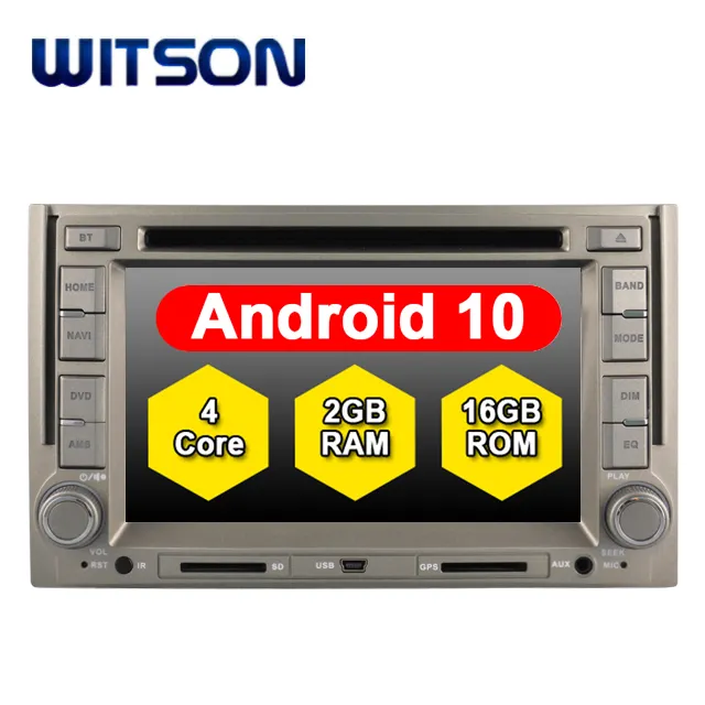 WITSON ANDROID 10.0 FOR HYUNDAI H1 (STAREX) FRONT AND REAR CAMERA CAN WORK SAME TIME CAR AUDIO VIDEO PLAYER DVD