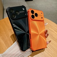 Coque de téléphone antichoc Aurora Laser Gradient pour iPhone 17 16 Pro Max, protection anti-rayures avec coins renforcés
