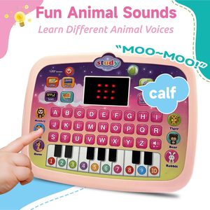 Tablette éducative pour enfants EPT avec écran LED, alphabet, mots, <span class=keywords><strong>orthographe</strong></span>, nombres, mathématiques, musique, piano et quiz interactif - Product Image 3