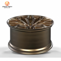 Ruedas Forjadas Monobloque XINLAI Personalizadas en Oro Champán, Malla Angular, Cóncavas Profundas, de 18-28 Pulgadas, 5x114.3, 5x112, 5x120 para BMW y Audi