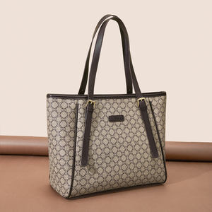 Flower Design Printing Custom logo High Quality Waterproof PU Tote Bag Hand Bags Ladies Women <strong>Handbag</strong> - Product Image 4