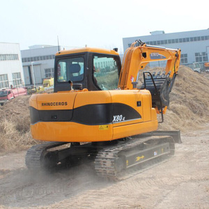 Excavadora de cadenas hidráulica Rhinoceros XN80E de 8 toneladas, máquina excavadora mini importada, marca con certificado CE/EPA - Product Image 6
