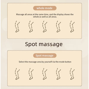 Bein massage gerät Luft therapie system Wiederherstellung stiefel Kompression Kom primi erbare Extremitäten therapie - Product Image 3