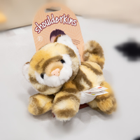 Jouet en peluche magnétique super doux anti-stress pour épaule, caméléon et lézard, avec doublure en maille et base à disque magnétique