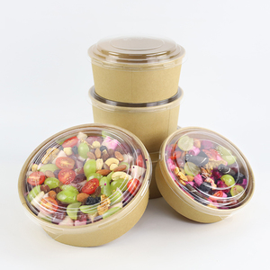 Cuencos de papel artesanales en relieve de alta calidad para helado, galleta, ensalada, azúcar, merienda, leche, hamburguesa, servir - Product Image 5