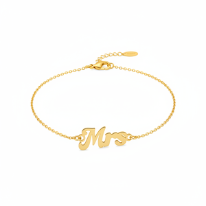 Mrs. สร้อยข้อมือออกแบบตัวอักษรขายส่ง925สร้อยข้อมือเงินอินเทรนด์แฟชั่นผู้หญิงเครื่องประดับ - Product Image 2