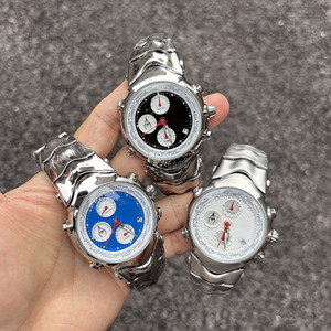 Vintage Y2K Millennium Watch Reloj <span class=keywords><strong>de</strong></span> sincronización <span class=keywords><strong>de</strong></span> juez <span class=keywords><strong>de</strong></span> tres ojos <span class=keywords><strong>de</strong></span> moda retro en forma especial para reloj <span class=keywords><strong>de</strong></span> pulsera elegante - Product Image 2